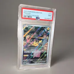 Pokemon Pikachu SV: Scarlet & Violet 151 Illustration Rare Holo EN PSA 9 2023 - Image 3
