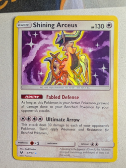 Shining Arceus 57/73 Pokemon Shining Legends Holo Rare NM - Image 3