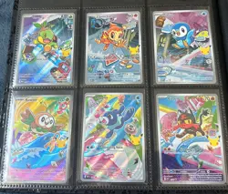 Pokemon First Partner Illustration Sinnoh And Alola Complete Set Of 6 Promos - Image 1