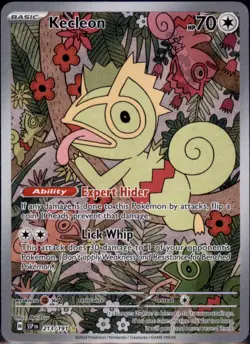 Kecleon #213/191 Illustration Rare Surging Sparks Pokemon 2024 NM - Image 1