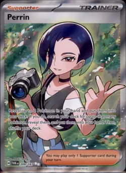 Perrin #209/167 Ultra Rare Twilight Masquerade Pokemon 2024 NM - Image 1