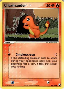 Charmander 48/108 Common Power Keepers Pokemon Lightly Played - Image 1