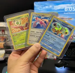 Pokemon Shining Lugia SM82 Shining Celebi Sm79 Shining Volcanion 27/73 LOT - Image 1