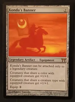 Konda's Banner Champions of Kamigawa CHK Magic MTG Card NM 259/306 Commander EDH - Image 1