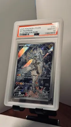 N's Reshiram Illustration Rare 167/159 Pokemon Journey Together PSA 10 GEM MINT - Image 2