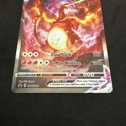 Pokemon TCG Sword And Shield Promo Charizard Vmax SWSH261 Full Art Rare Holo - Image 3