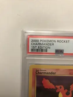 2000 Pokemon Team Rocket 1st Ed. Charmander #50 PSA 8 Near Mint - Mint Fresh - Image 2