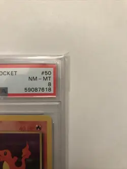 2000 Pokemon Team Rocket 1st Ed. Charmander #50 PSA 8 Near Mint - Mint Fresh - Image 3