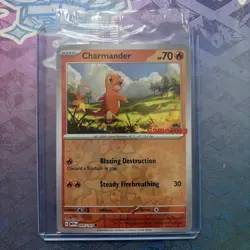 Pokemon Charmander Gamestop Stamped Reverse Holo Promo Sealed - Image 1