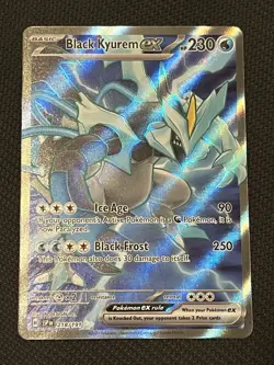 Pokemon TCG Surging Sparks 218/191 Black Kyurem Ex Ultra Rare - NM - Image 1