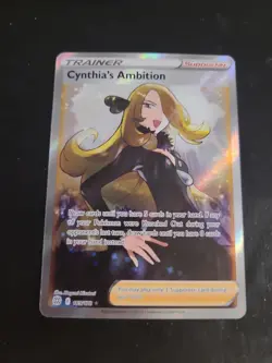 Cynthia's Ambition - 169/172 - Pokemon Brilliant Stars Sword Shield Full Art NM - Image 1