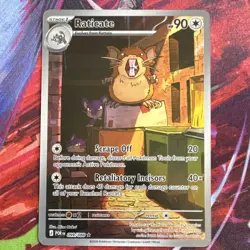 Nintendo Pokemon TCG Raticate 099/088 Holo Illustration Rare 90 HP - Image 2