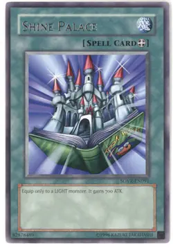 Yu-Gi-Oh Card - SOVR-EN091 - SHINE PALACE (rare) - NM - Image 1