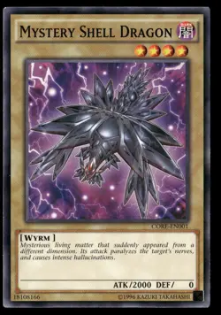 Mystery Shell Dragon Clash of Rebellions CORE-EN001 Yugioh LP - Image 1