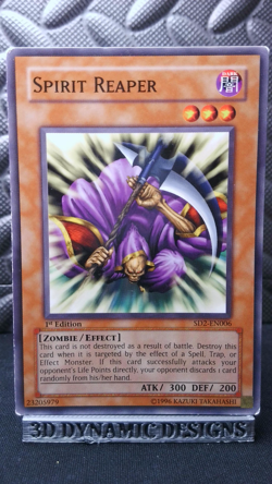 | Yugioh Spirit Reaper SD2-EN006 1st Common Structure Deck Zombie Madness LP 🔥| - Image 1