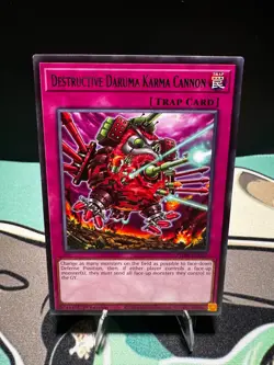 Destructive Daruma Karma Cannon PHRE-EN030 Yu-Gi-Oh 1st Edition LP - Image 1