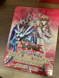 Yugioh Duelist Pack Collection Tin Jaden Yuki NEW Factory Sealed GEM MINT RARE! - Image 1