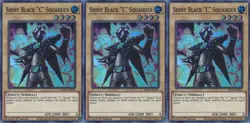 3x Shiny Black "C" Squadder | MP21-EN037 | SR | 1st Ed | NM | YuGiOh - Image 1