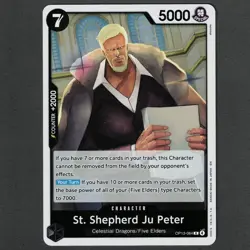 St. Shepherd Ju Peter OP13-084 Rare Foil One Piece TCG English M/NM - Image 1