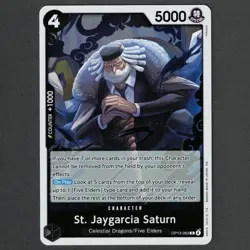 St. Jaygarcia Saturn OP13-083 R One Piece TCG English Foil M/NM - Image 1