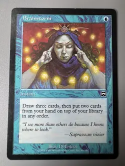 Brainstorm - Mercadian Masques Regular Magic The Gathering MTG - Image 1