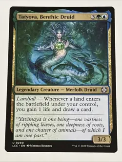 MTG Commander: The Lost Caverns of Ixalan Tatyova, Benthic Druid 0290 NM - Image 1