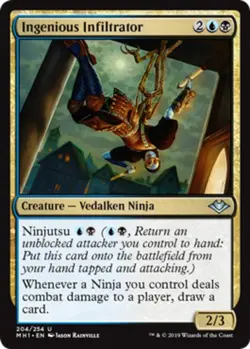 MTG magic cards 1x Ingenious Infiltrator Modern Horizons NM-Mint, English - Image 1