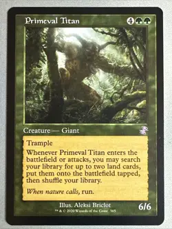 MTG / Primeval Titan / TSR / #365 / Regular / Special / NM - Image 1