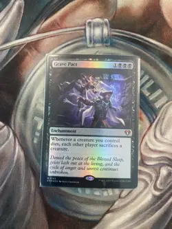 1 x Grave Pact - Foil - Commander Masters - NM-Mint - MTG - Image 2