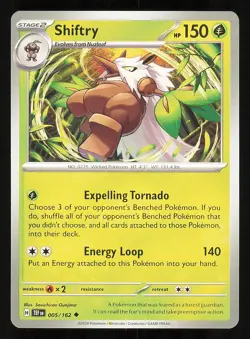 Shiftry 005/162 Regular NM Pokemon TCG Scarlet & Violet Temporal Forces TEF - Image 1