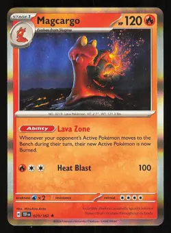 Magcargo 029/162 Holo NM Pokemon TCG Scarlet & Violet Temporal Forces TEF - Image 1
