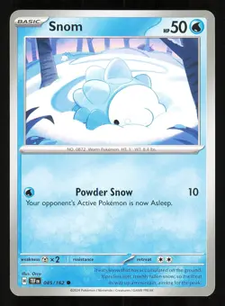 Snom 045/162 Regular NM Pokemon TCG Scarlet & Violet Temporal Forces TEF - Image 1