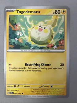 Pokemon TCG * SV Stellar Crown * 54/142 Togedemaru Uncommon * FRESH PK - Image 1