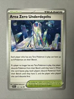 Pokemon TCG * SV Stellar Crown 131/142 Area Zero Underdepths Uncommon * FRESH PK - Image 1