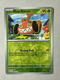 Pokemon TCG * SV Stellar Crown * 8/142 Mow Rotom * REVERSE HOLO C * FRESH PK - Image 1