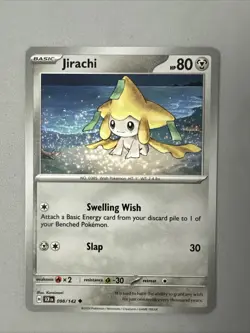 Pokemon TCG * SV Stellar Crown * 98/142 Jirachi Uncommon * FRESH PK - Image 1