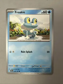 Pokemon TCG * SV Stellar Crown * 39/142 Froakie Common * FRESH PK - Image 1