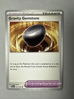 Pokemon TCG * SV Stellar Crown * 137/142 Gravity Gemstone Uncommon * FRESH PK - Image 1