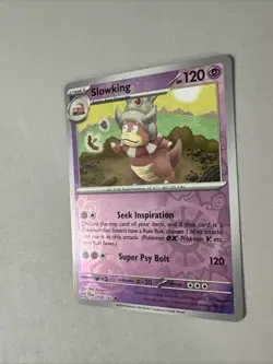 Pokemon TCG * SV Stellar Crown * 58/142 Slowking * REVERSE HOLO U * FRESH PK - Image 2