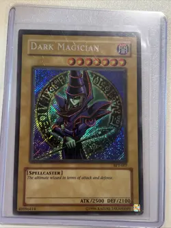 Yugioh Card TCG Dark Magician BPT-007 Secret Rare Holo Near Mint - Image 1