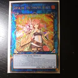 Yugioh! Hiita the Fire Charmer, Ablaze - RA04-EN074 - Quarter Century ScR LP - Image 1