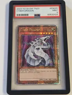 Cyber Dragon PSA 9 Quarter Century Secret Rare Yugioh 1st Edition Set RA03 TN23 - Image 2