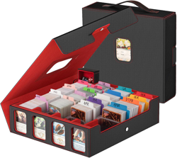 Card Storage Box 3200 MTG TCG Deck Case Dividers Handle Display Window Organizer - Image 1