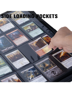 Leather Card Binder 16 Pocket - Hold up to 1408 Cards with 44 Sleeves - Image 5