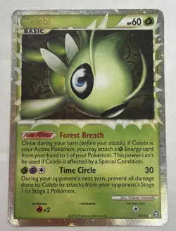 Pokemon TCG Celebi Prime Ultra Rare Holo Triumphant 2010 92/102 - Image 1