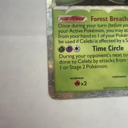 Pokemon TCG Celebi Prime Ultra Rare Holo Triumphant 2010 92/102 - Image 5