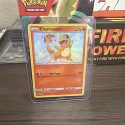 Pokemon Charmander Shiny Holo Rare SV6/SV94 Hidden Fates: Shiny Vault Holo 70 HP - Image 1