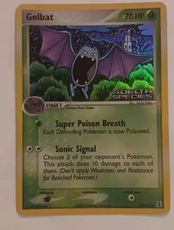 Golbat 43/113 EX Delta Species Reverse Holo Stamped Pokemon TCG - Image 1