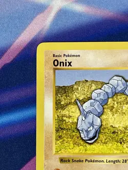 Onix 56/102 1999 Base Set Shadowless Pokemon Card Near Mint 🔥 - Image 2