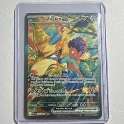 Pokemon TCG Hop's Zacian ex 186/159 SV09 Full Art Holo Eng 230HP - Image 1